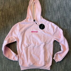 White Fox Boutique Pink Oversized Long Sleeve Hoodie